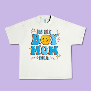 In My Boy Mom Era Urban Heavy Tee Designed By Maliassmallbusiness