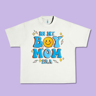 In My Boy Mom Era Urban Heavy Tee Designed By Maliassmallbusiness