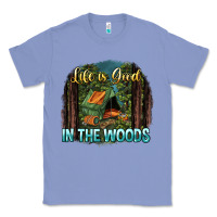 Colony Blue life is good in the woods Classic Tee - NancyCooperArtShop