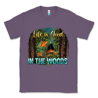 Lavender life is good in the woods Classic Tee - NancyCooperArtShop
