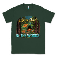 Sports Green life is good in the woods Classic Tee - NancyCooperArtShop