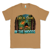 Toasted Coconut life is good in the woods Classic Tee - NancyCooperArtShop