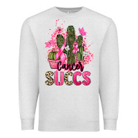 Oatmeal Heather Cancer succs Cancer Awareness Premium Sweatshirt - HowdyJamesFarm
