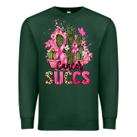 Sports Green Cancer succs Cancer Awareness Premium Sweatshirt - HowdyJamesFarm