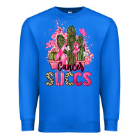 True Royal Cancer succs Cancer Awareness Premium Sweatshirt - HowdyJamesFarm