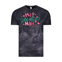 Cloud Black me sarcastic nah... Vintage Tee - MaliasSmallBusiness