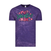 Cloud Purple me sarcastic nah... Vintage Tee - MaliasSmallBusiness