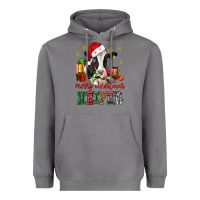 Storm merry christmas heifer cow Heavyweight Hoodie - CowGirlArtShop