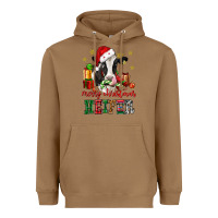 Toasted Coconut merry christmas heifer cow Heavyweight Hoodie - CowGirlArtShop