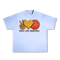 Grape Ice peace love basketball Urban Heavy Tee - AdoDesignShop