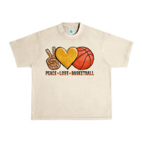 Sandshell peace love basketball Urban Heavy Tee - AdoDesignShop