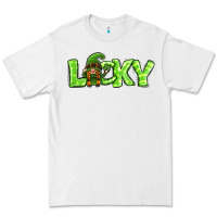 White St Patricks Day Lucky Gnome Premium Tee - Jasminsmagicworld