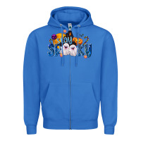 True Royal Stay Spooky Zipper Hoodie - texasbilliewilder