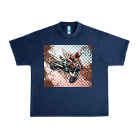 Navy born to ride dirty bikes Urban Heavy Tee - MaliasSmallBusiness