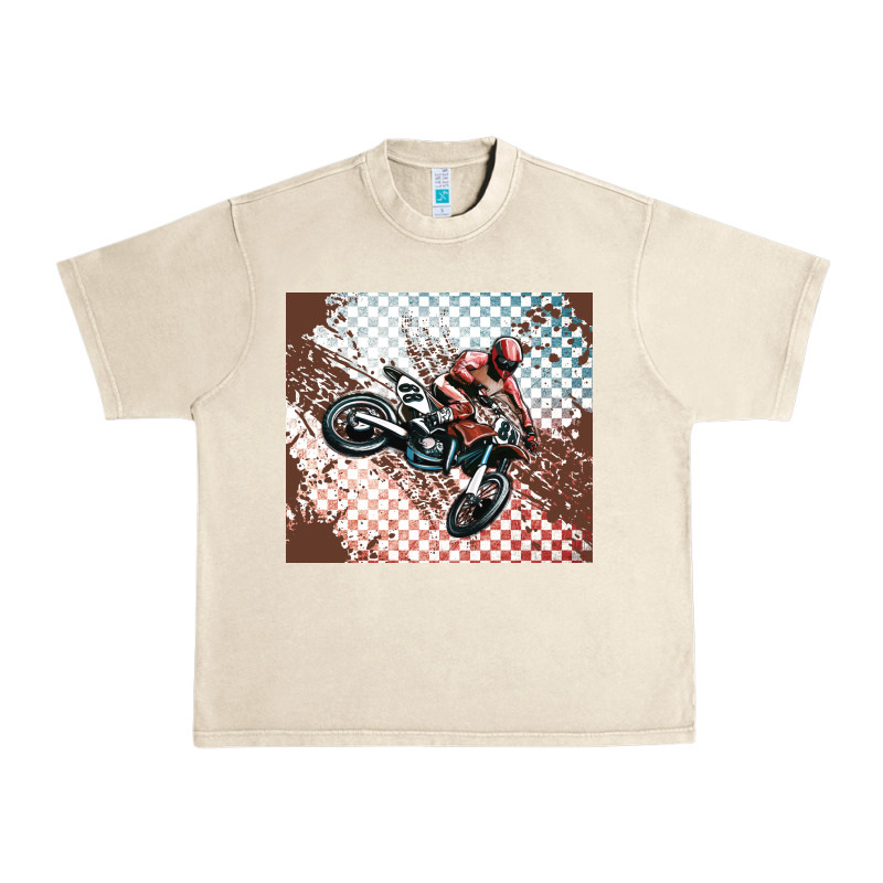 Born To Ride Dirty Bikes Urban Heavy Tee by MaliasSmallBusiness | Teevron