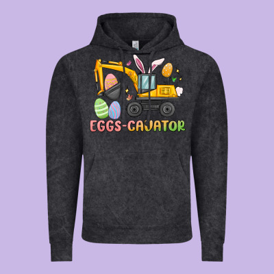 Eggs Cavator Easter Vintage Hoodie Designed By Maliassmallbusiness