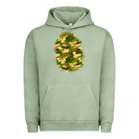 Pigment Oil Green camouflage patch 4 Urban Hoodie - BundleAndBundleShop