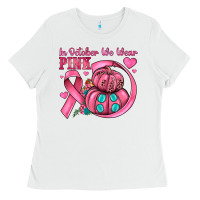 White in october we wear pink Ladies Tee - JahusDesignShop