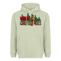 Matcha merry christmas  cross Heavyweight Hoodie - CowGirlArtShop