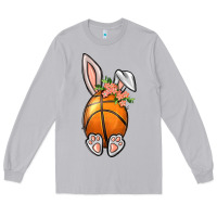 Moon Dust Basketball Easter Bunny Long Sleeve Tee - BundleAndBundleShop