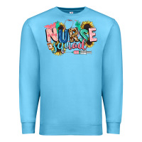 Ocean Blue nurse Premium Sweatshirt - CowGirlArtShop