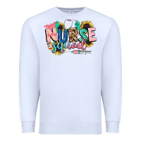 White nurse Premium Sweatshirt - CowGirlArtShop