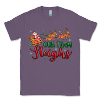 Lavender our team sleigh Classic Tee - MaliasSmallBusiness