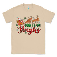 Mushroom our team sleigh Classic Tee - MaliasSmallBusiness