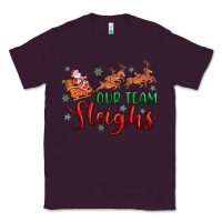 Plum our team sleigh Classic Tee - MaliasSmallBusiness