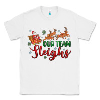 White our team sleigh Classic Tee - MaliasSmallBusiness