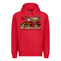 Red tis the season christmas truck Premium Hoodie - CowGirlArtShop