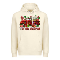 Sandshell tis the season christmas truck Premium Hoodie - CowGirlArtShop