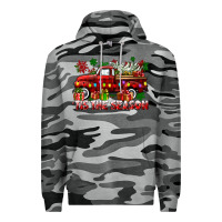 Slate Camo tis the season christmas truck Premium Hoodie - CowGirlArtShop