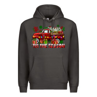 Smoke tis the season christmas truck Premium Hoodie - CowGirlArtShop