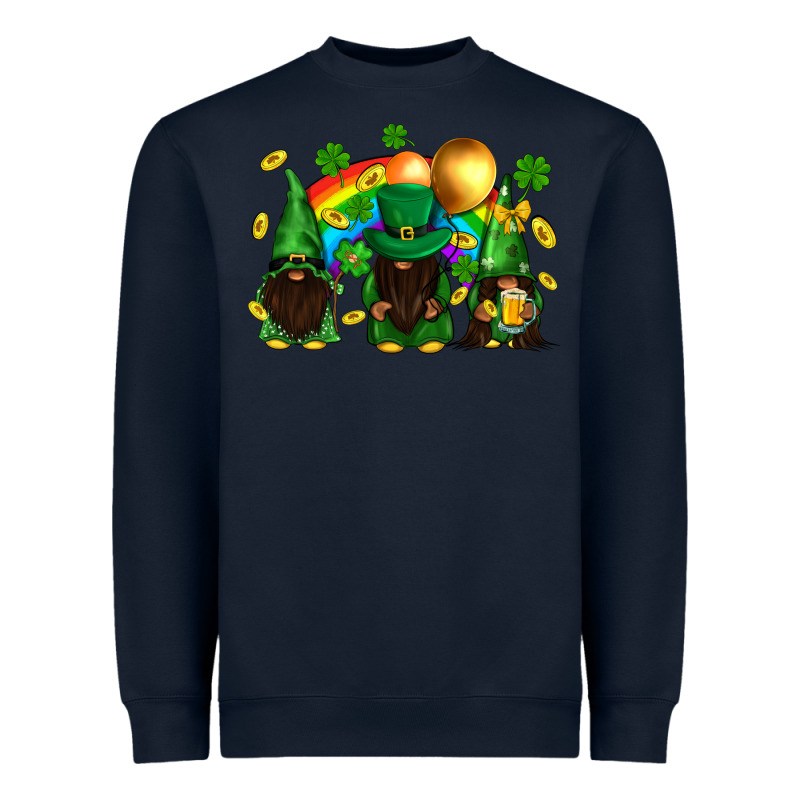 St. Patrick's Afro Gnomies With Rainbow Heavyweight Sweatshirt by BundleAndBundleShop | Teevron