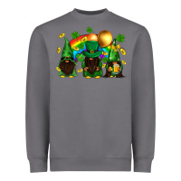 Storm St. Patrick's afro gnomies with rainbow Heavyweight Sweatshirt - BundleAndBundleShop
