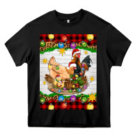Black Christmas coop animals Heavy Core Tee - Artiststas