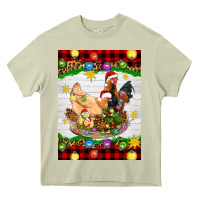 Mossy Christmas coop animals Heavy Core Tee - Artiststas