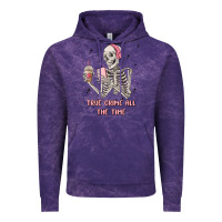 Cloud Purple true crime all the time Vintage Hoodie - MaliasSmallBusiness