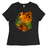 Black spider leopard  halloween patch Ladies Tee - BundleAndBundleShop