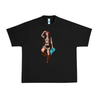 Black western cowgirl Urban Heavy Tee - NancyCooperArtShop