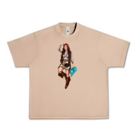 Burro western cowgirl Urban Heavy Tee - NancyCooperArtShop