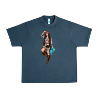 Midnight Navy western cowgirl Urban Heavy Tee - NancyCooperArtShop