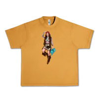 Peanut Butter western cowgirl Urban Heavy Tee - NancyCooperArtShop