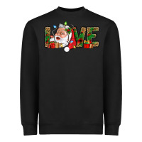 Love And Santa With Gift Boxes Heavyweight Sweatshirt | Teevron