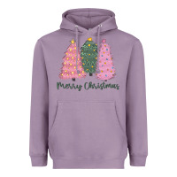 Lavender merry christmas trees Heavyweight Hoodie - CowGirlArtShop