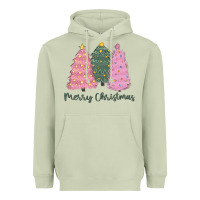 Matcha merry christmas trees Heavyweight Hoodie - CowGirlArtShop