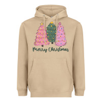 Mushroom merry christmas trees Heavyweight Hoodie - CowGirlArtShop
