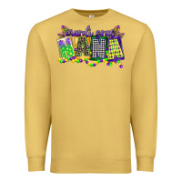 Antique Gold mardi gras nana Premium Sweatshirt - CowGirlArtShop