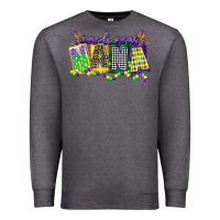 Charcoal Heather mardi gras nana Premium Sweatshirt - CowGirlArtShop